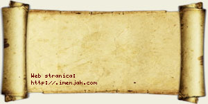 Jelena Zimonjić vizit kartica